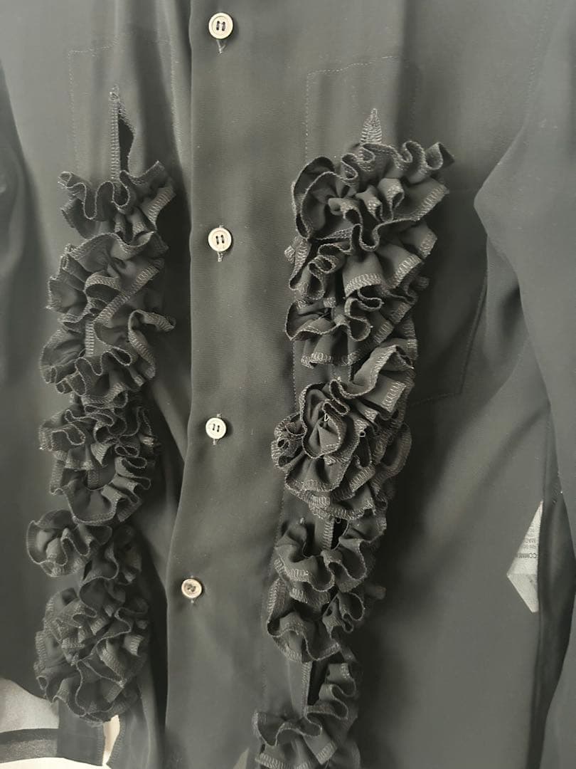 コムデギャルソン　シアーシャツ　ブラック