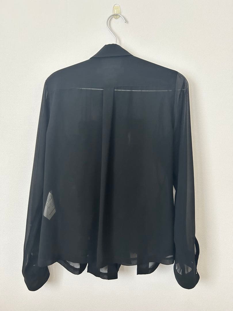 コムデギャルソン　シアーシャツ　ブラック