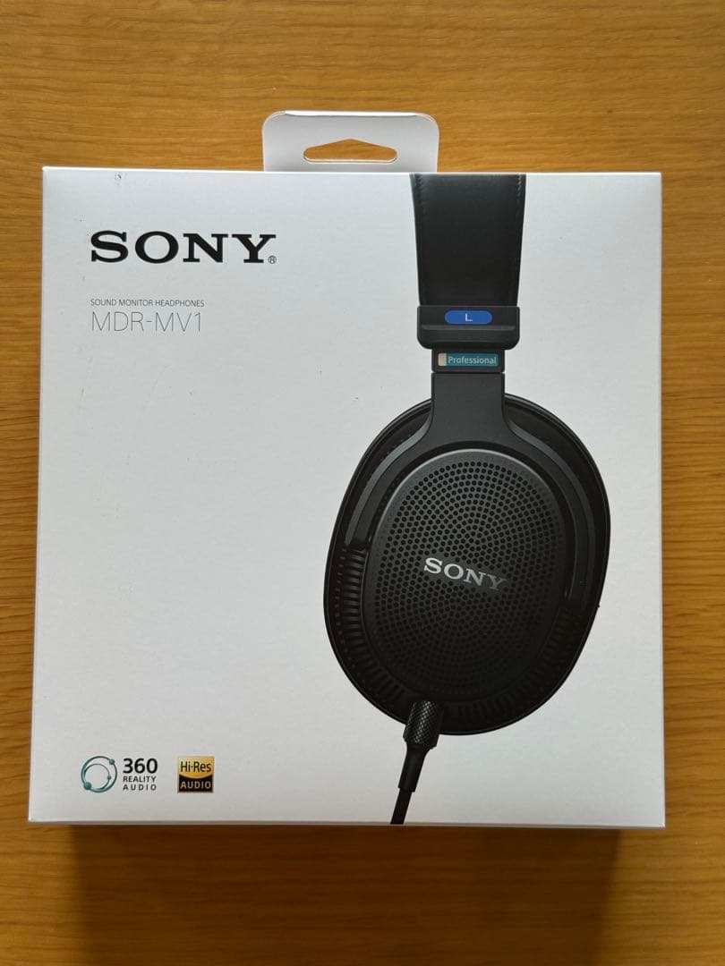 SONY MDR-MV1 ヘッドホン(箱あり＋ケーブル)