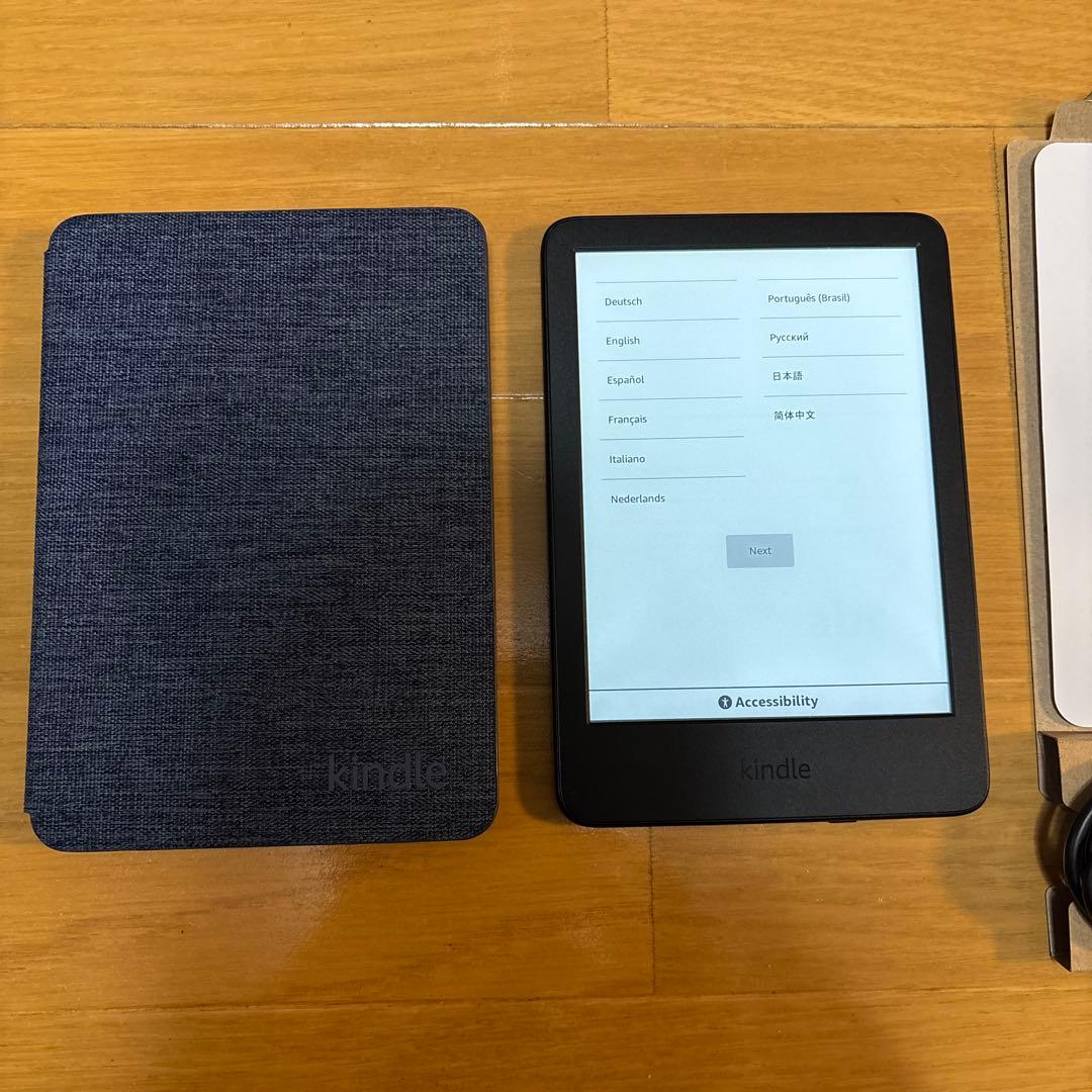 Kindle 6インチ 本体 + カバー 第11世代