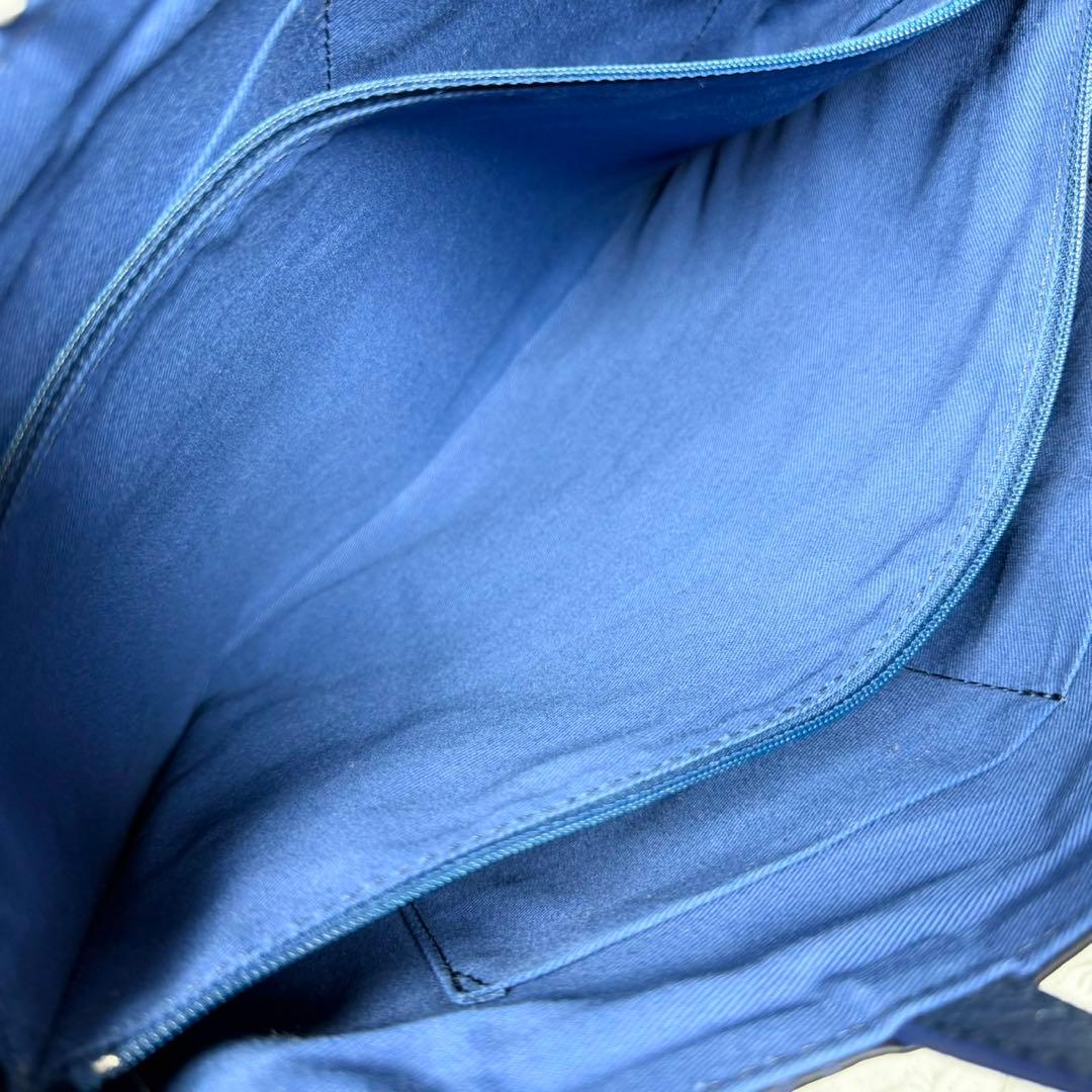 TOWA☆　極美品　russet ラシット　バッグ　ブラック×ネイビー