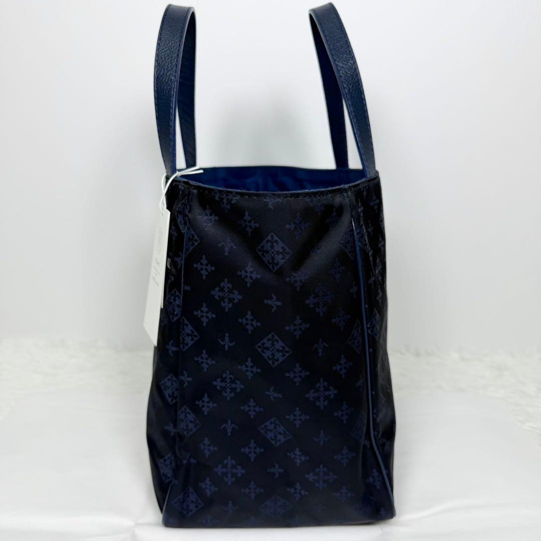 TOWA☆　極美品　russet ラシット　バッグ　ブラック×ネイビー