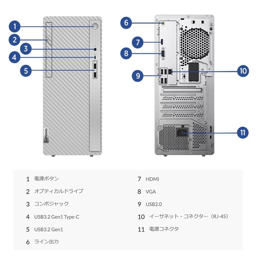 【Lenovo】90X20040JP IdeaCentre Tower　新品！
