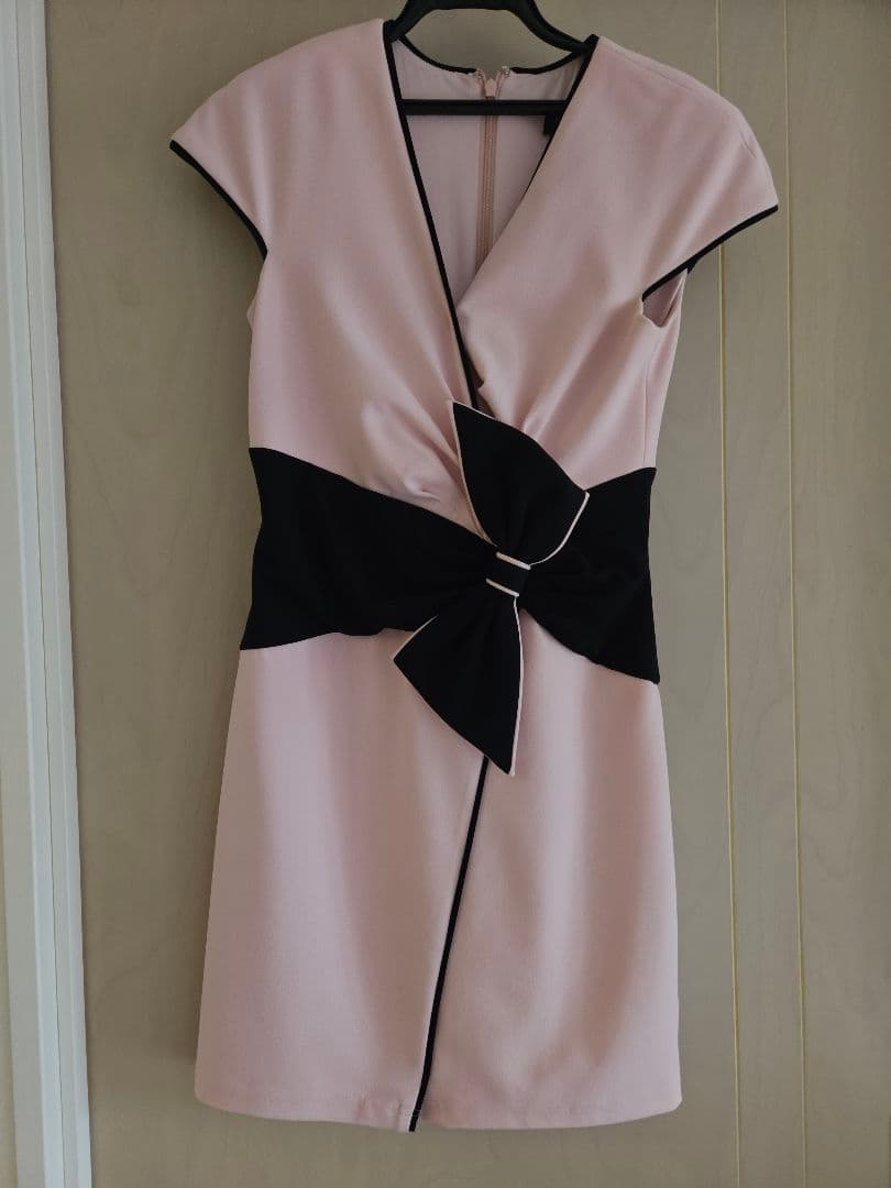 1月迄！最安値！【タダシ・ショージバイカラーラップワンピース☆