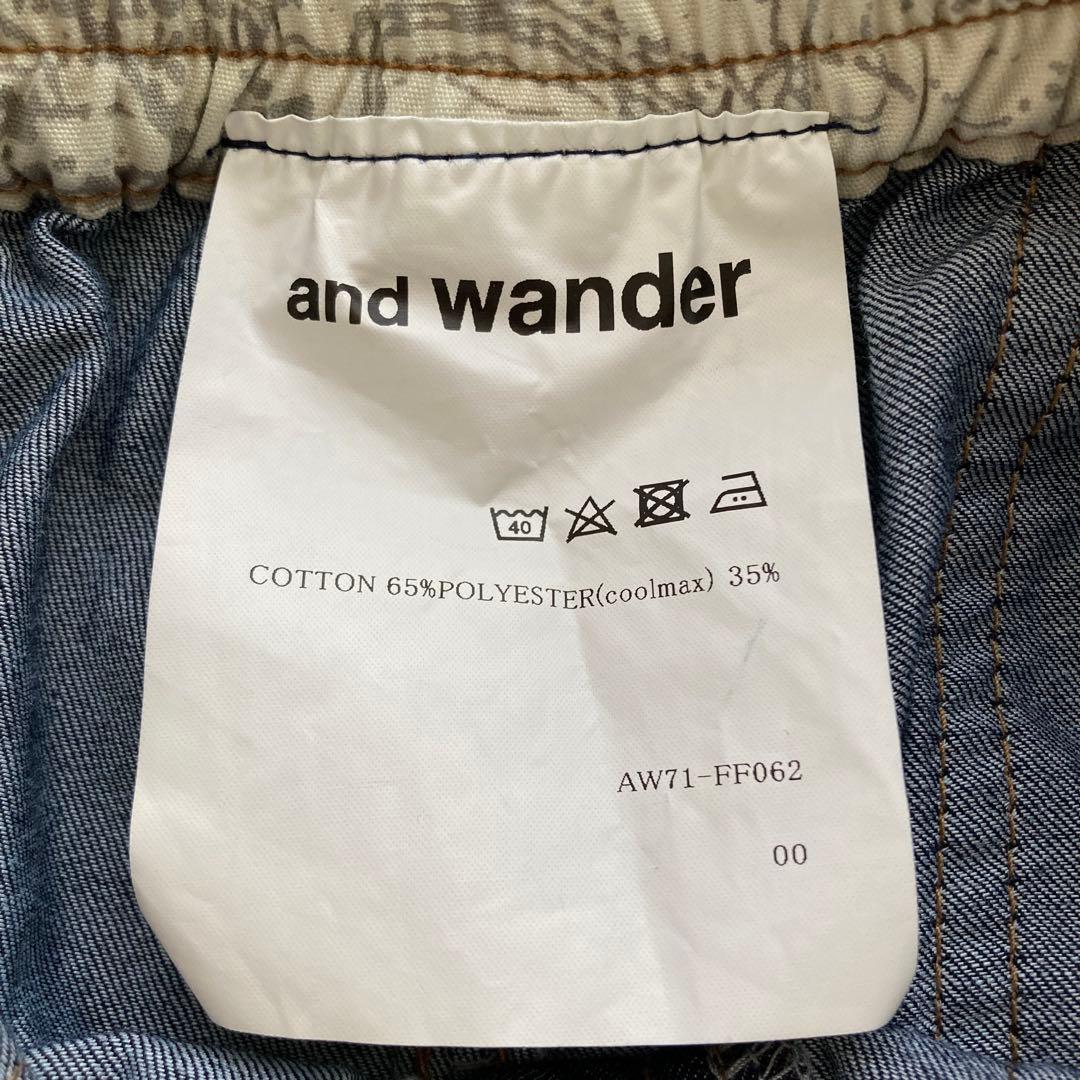 【ほぼ新品】00 Mサイズ and wander ショートパンツ