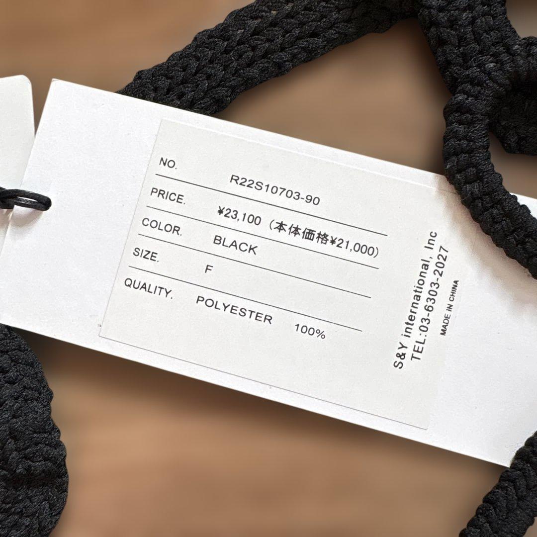 新品タグ付き　近藤千尋ちゃん着用　RUMCHE ブラックビスチェ サイズF