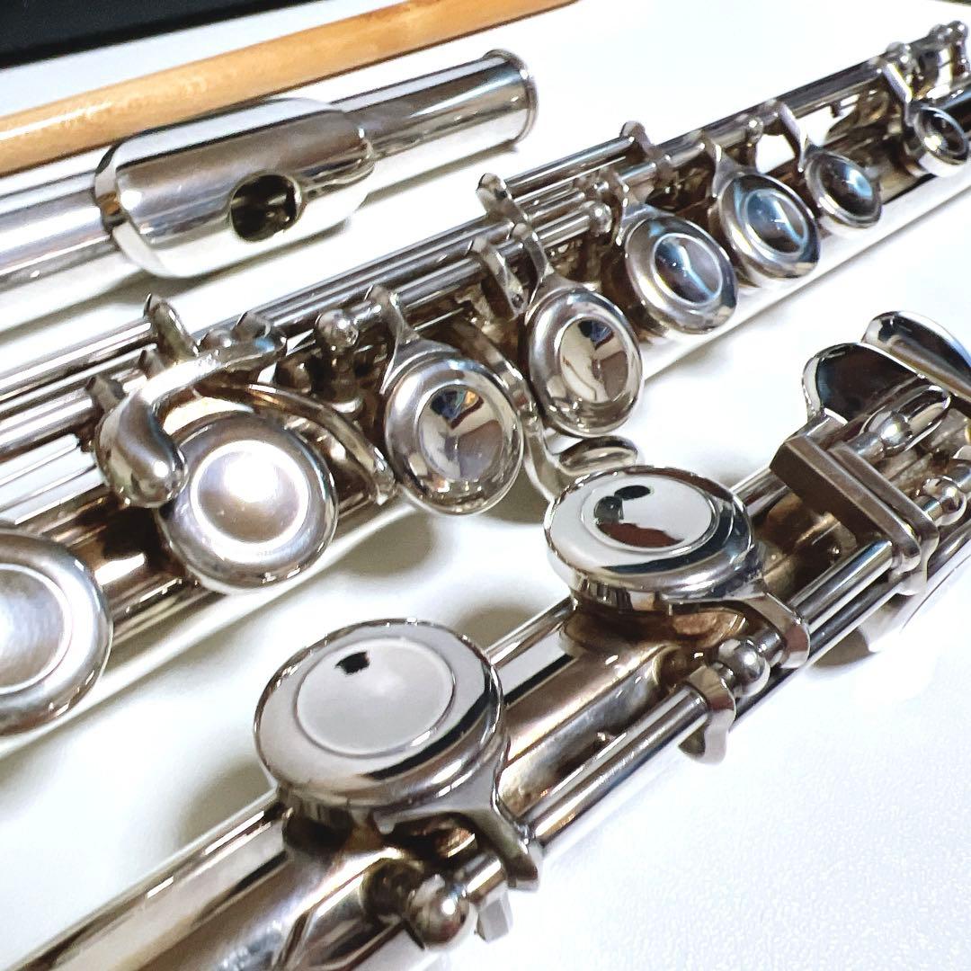 【美品】Pearl PF-501 フルート パール　鏡面仕上げ　Eメカ