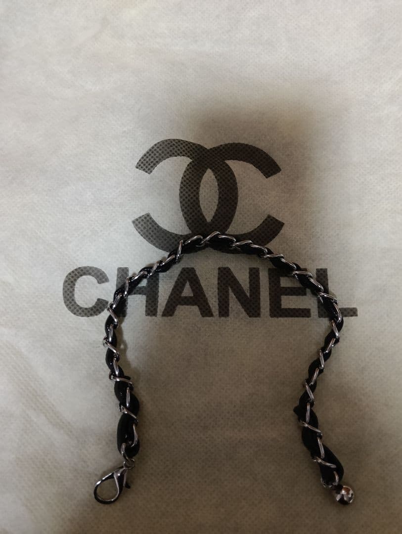 CHANEL　 ノベルティ ブラック キルティング バッグ