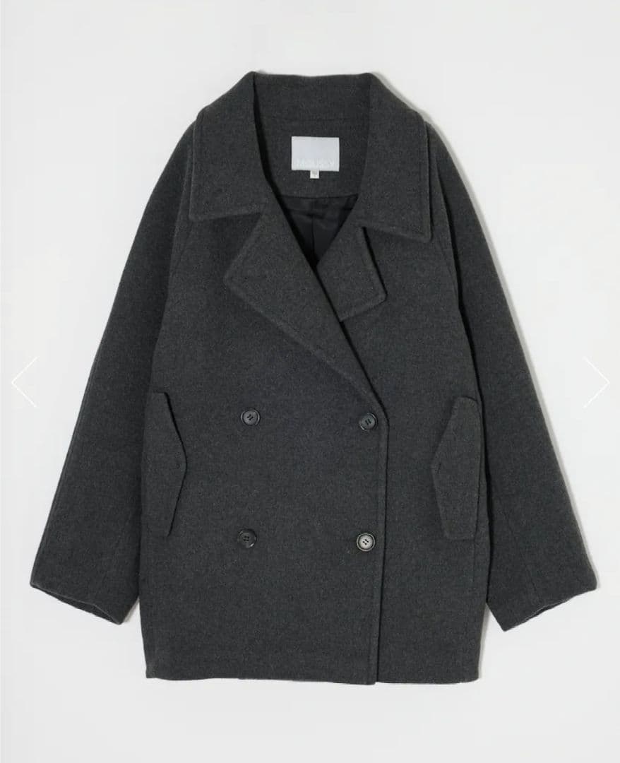 新品未使用タグ付き☆MOUSSY　DOUBLE BREASTED MID コート