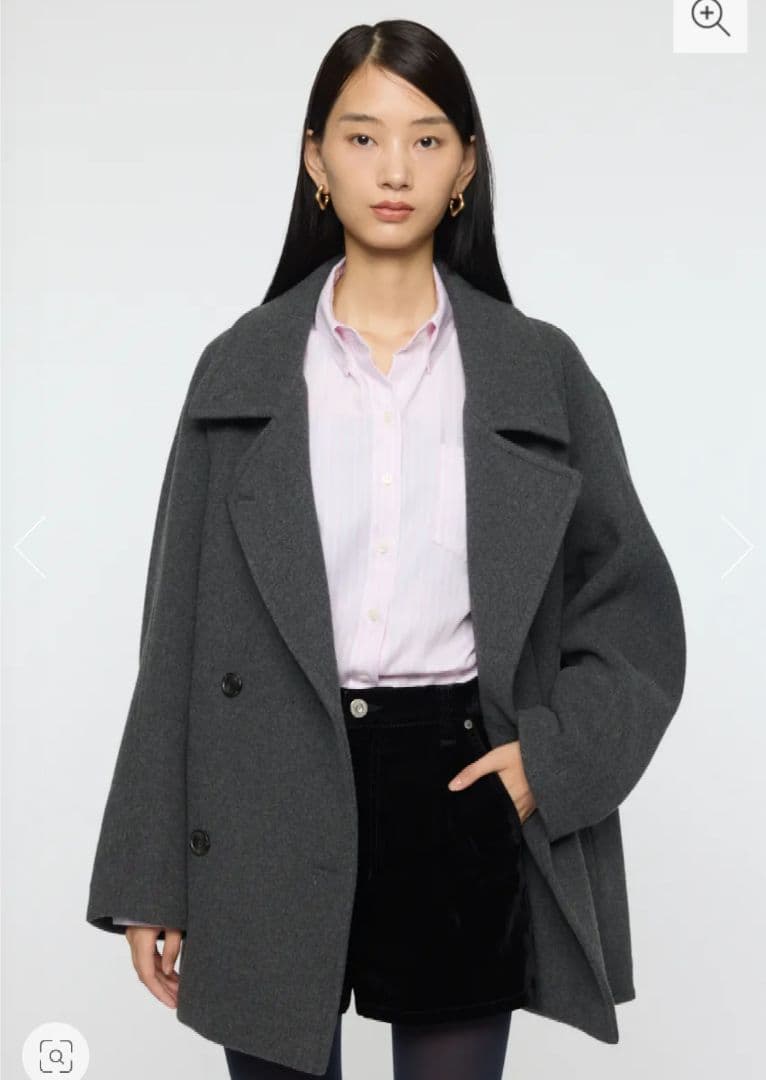 新品未使用タグ付き☆MOUSSY　DOUBLE BREASTED MID コート