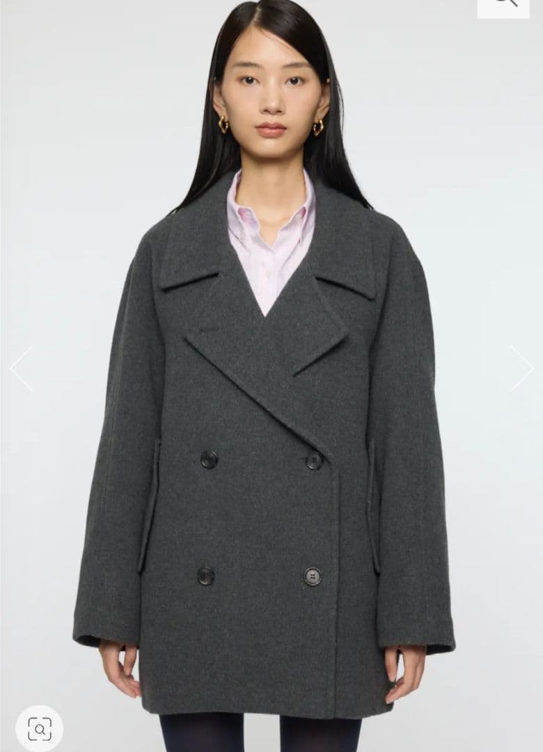 新品未使用タグ付き☆MOUSSY　DOUBLE BREASTED MID コート