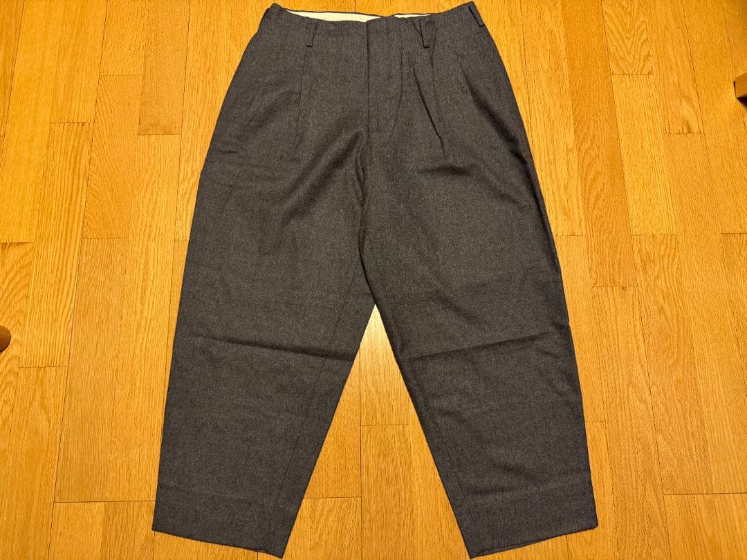 COMME des GARCONS HOMME PLUS 2タック ウールパンツ