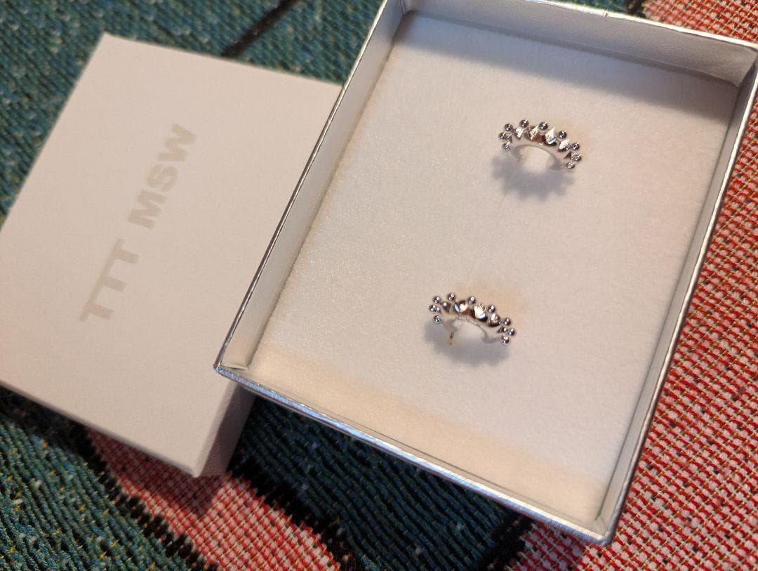 TTT msw 新品 ピアス silver 925 シルバー 日本製 ティー