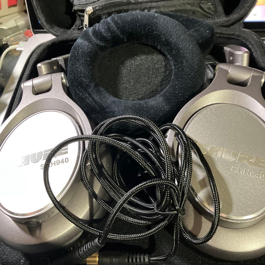 SHURE SRH940 リファレンス・スタジオ・ヘッドホン シュア