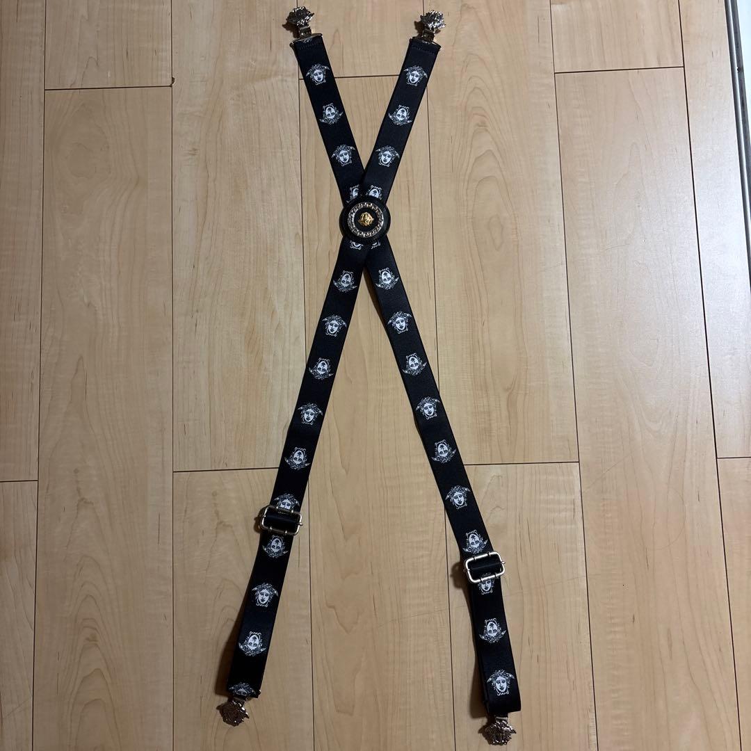 ベルサーチ　Versace サスペンダー メデューサ メンズ 検ベルサーチ