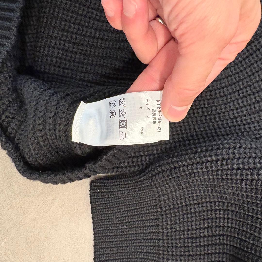 ［美品］バトナーニットセーター　ブラック　サイズ3