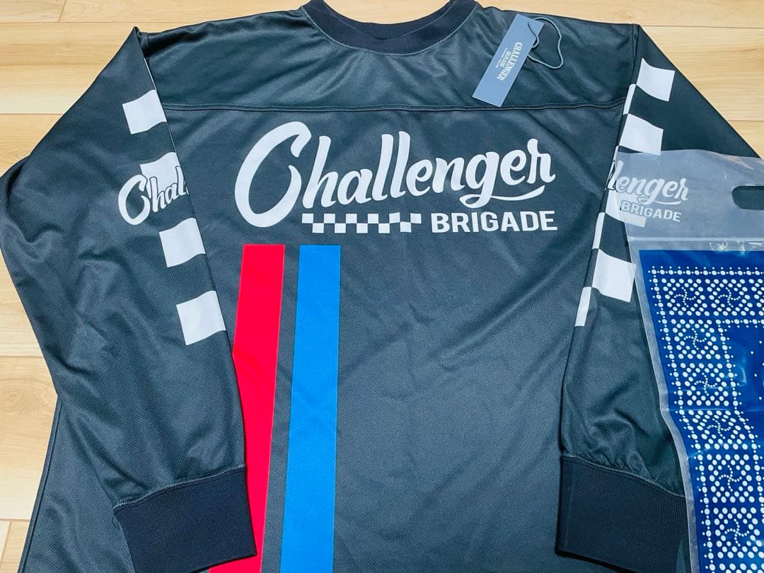 CHALLENGER L/S RACING 黒　Lサイズ