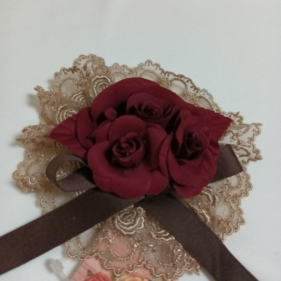 メアリーマグダレン　ロゼットヘッドドレス　ストロベリー