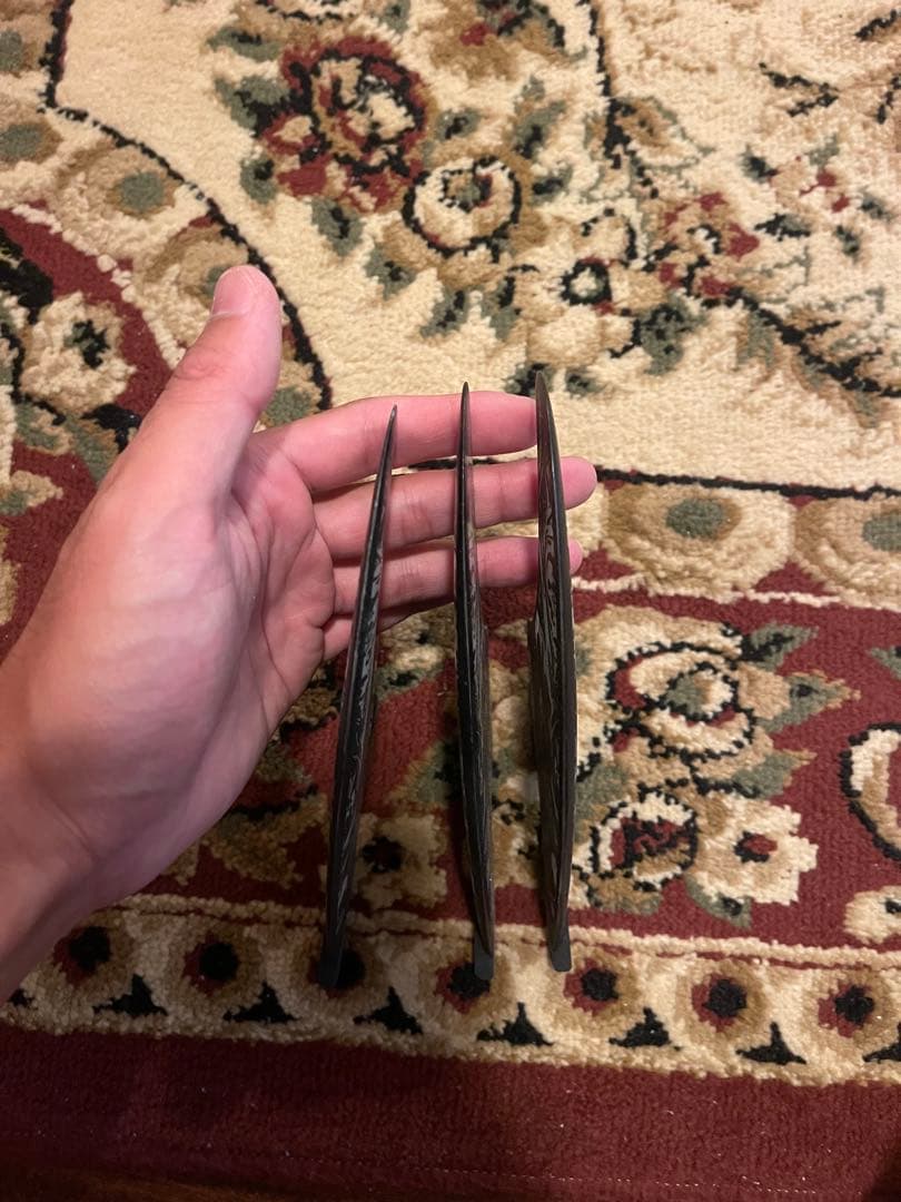 フィリペトレド　フィンFCS II トライフィン マーブル模様 ブラック