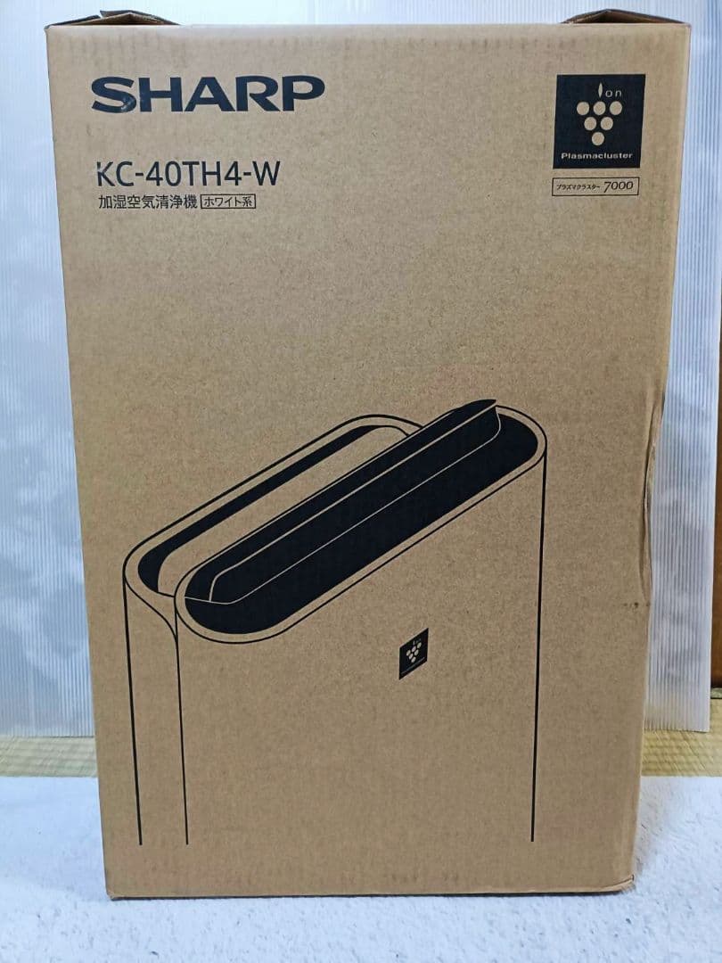 【新品】シャープ プラズマクラスター加湿空気清浄機KC-40TH4-W