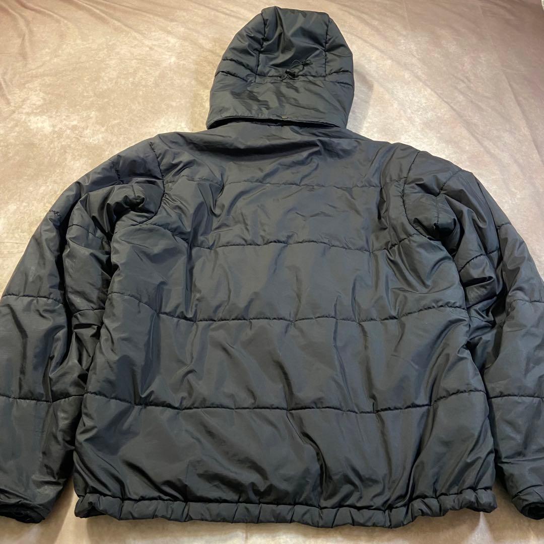 00s Patagonia パフジャケット ブラック L フード付き 2002年