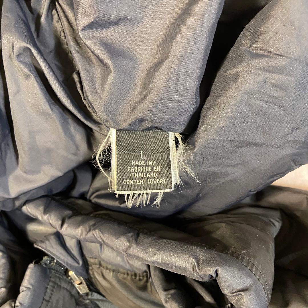 00s Patagonia パフジャケット ブラック L フード付き 2002年