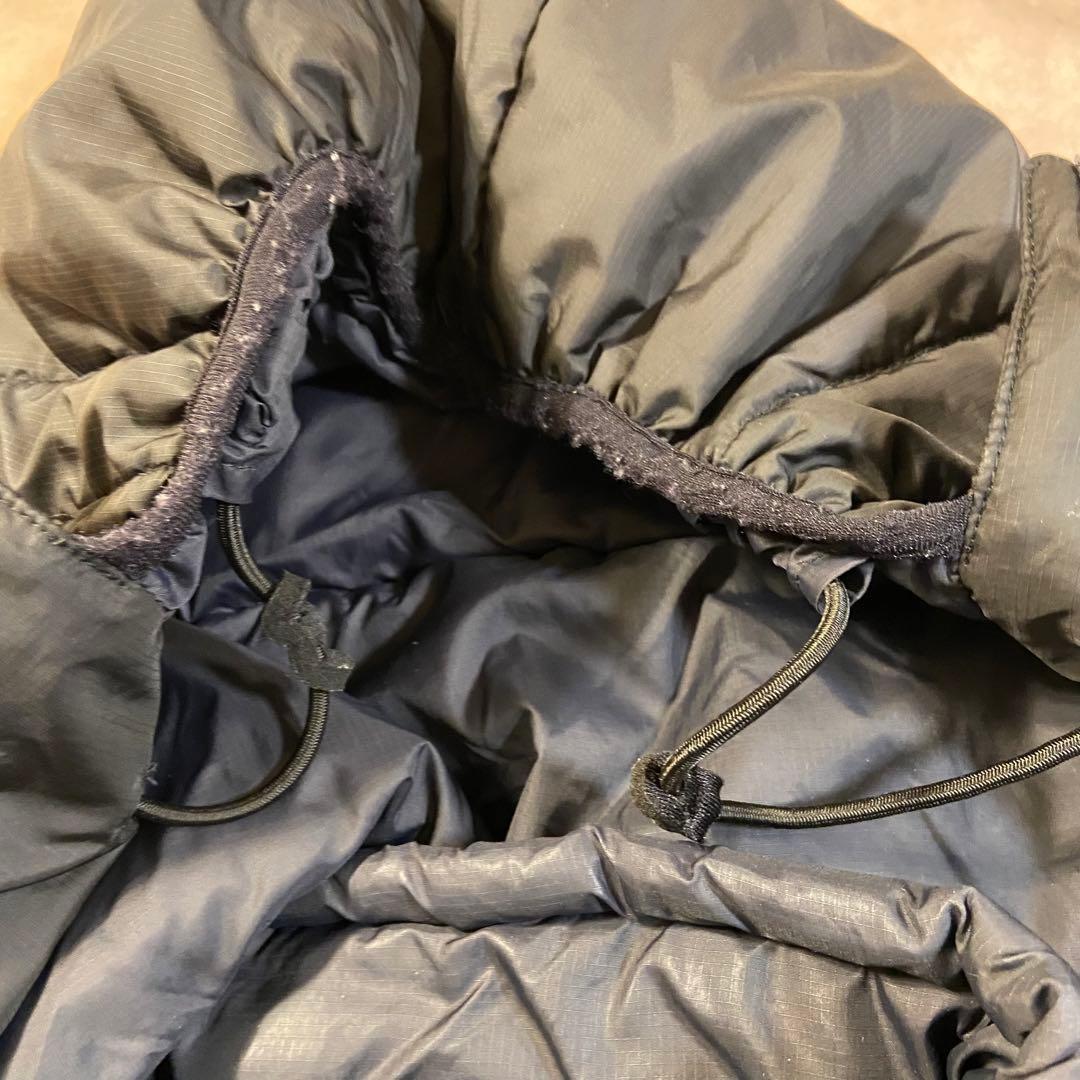 00s Patagonia パフジャケット ブラック L フード付き 2002年