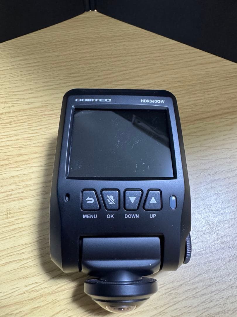 HDR360GW 前後カメラ　コムテックドライブレコーダー360度カメラ