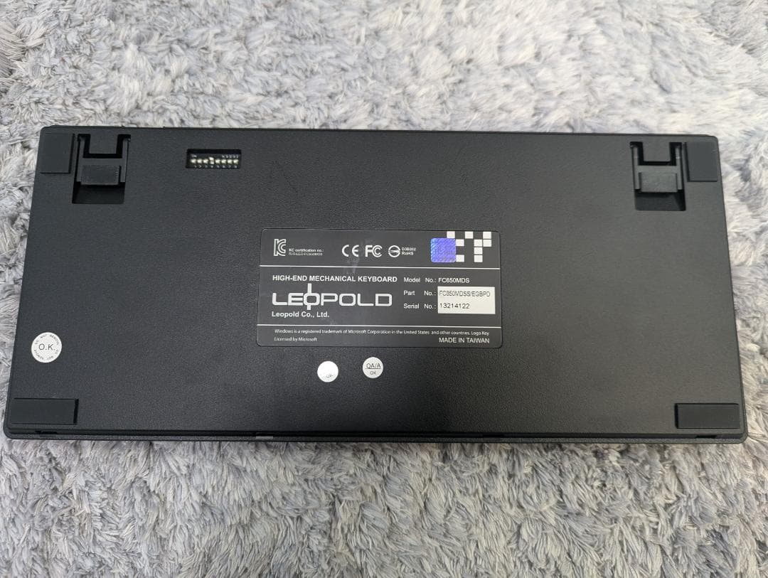 【ほぼ新品】LEOPOLDキーボード US配列 CHERRY MX 静音赤軸