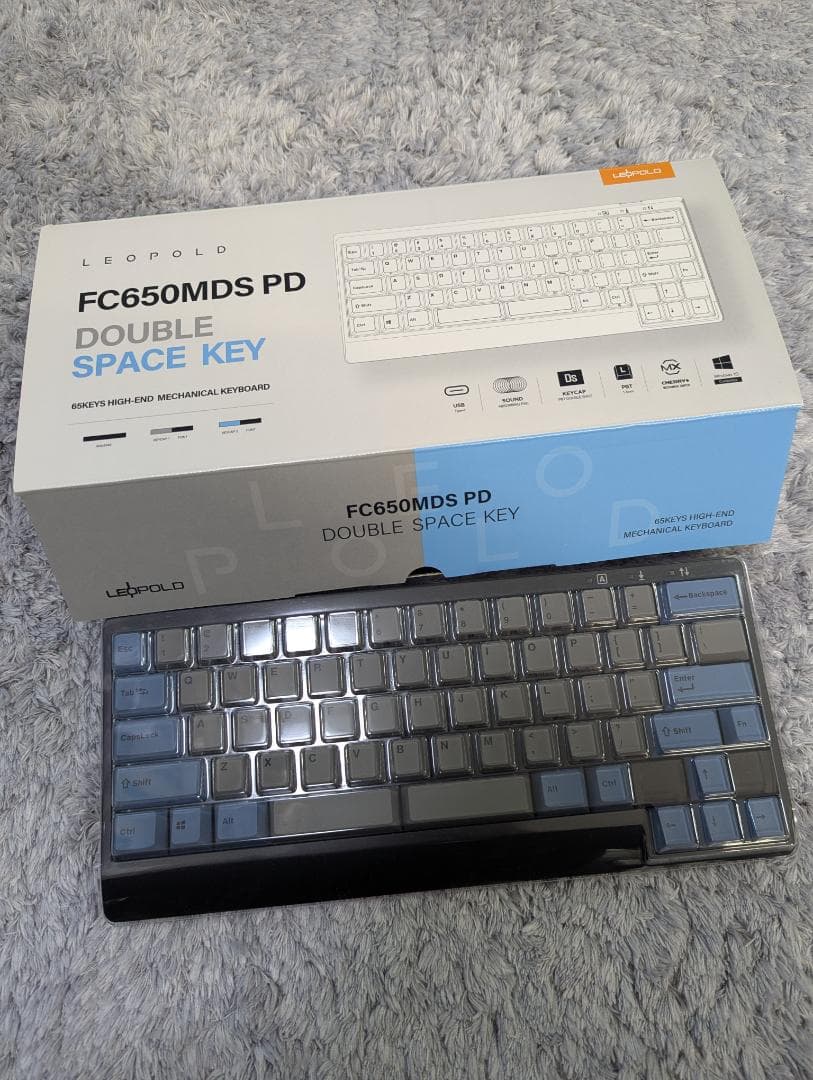 【ほぼ新品】LEOPOLDキーボード US配列 CHERRY MX 静音赤軸