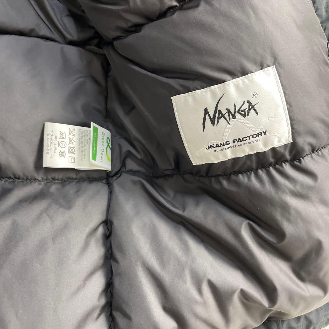 美品✨ナンガ×ジーンズファクトリー別注オーロラテックス フーディダウンジャケット