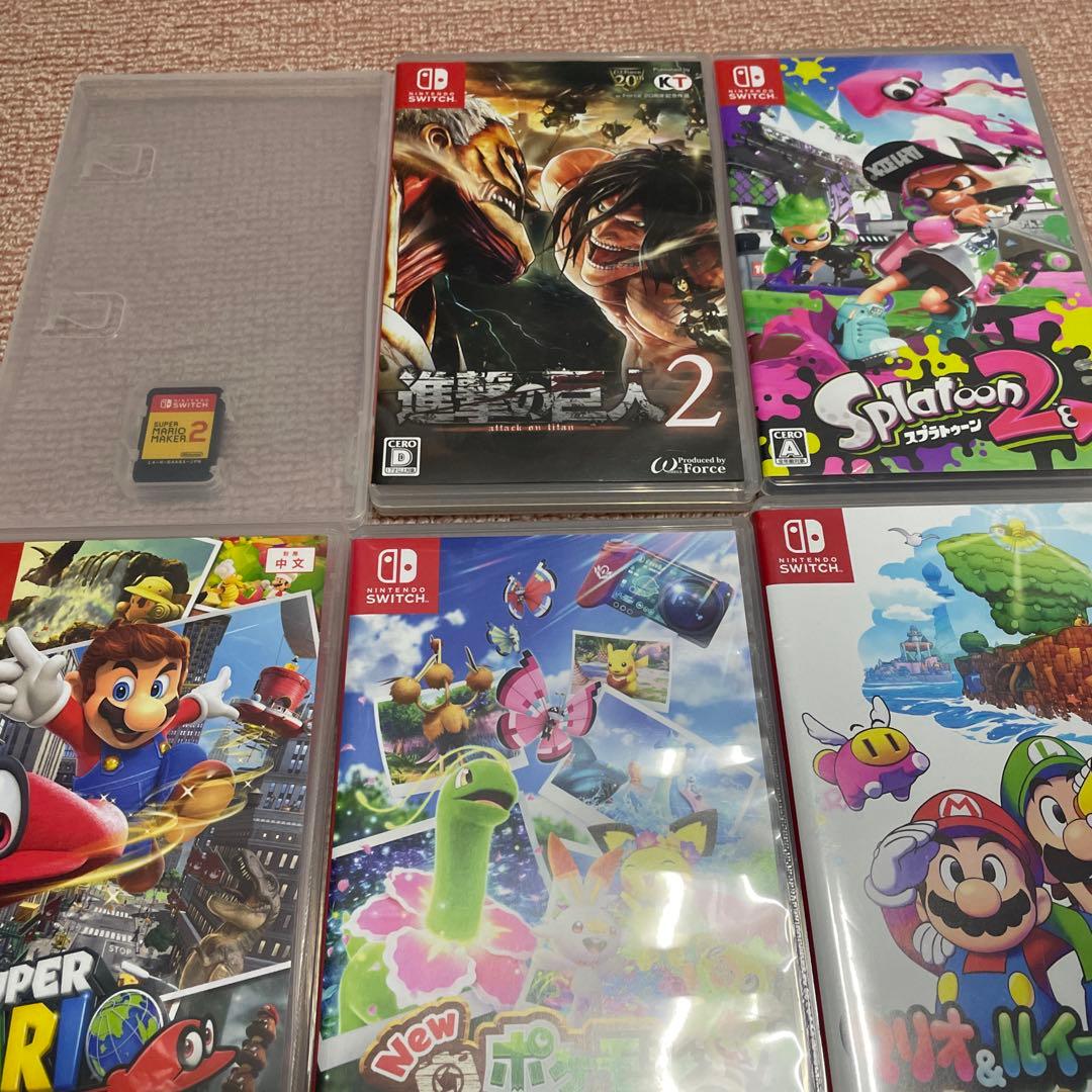 from Japan任天堂Switch ソフト6個まとめ売り(おまけ付き)