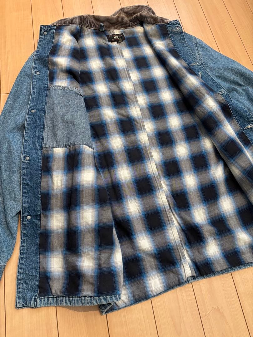 RRL カバーオール コーデュロイ襟 初期 三つ星 USA製