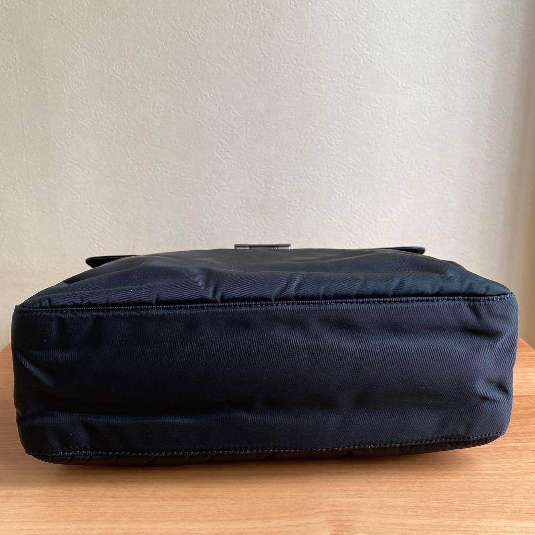 プラダ PRADA ナイロン ハンドバッグ レザーハンドル