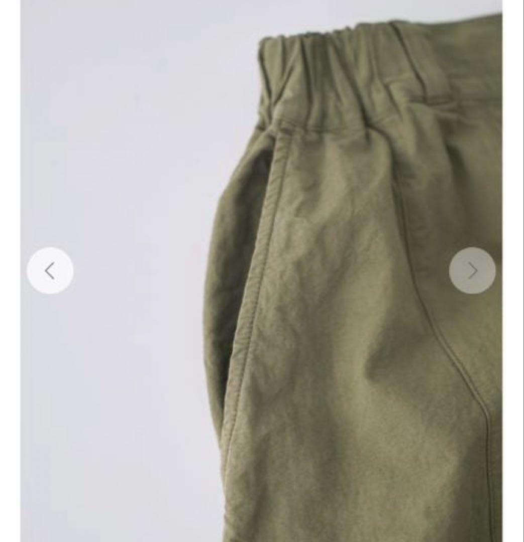 美品2024nest Robe コットンリネンウェザーバレルパンツ