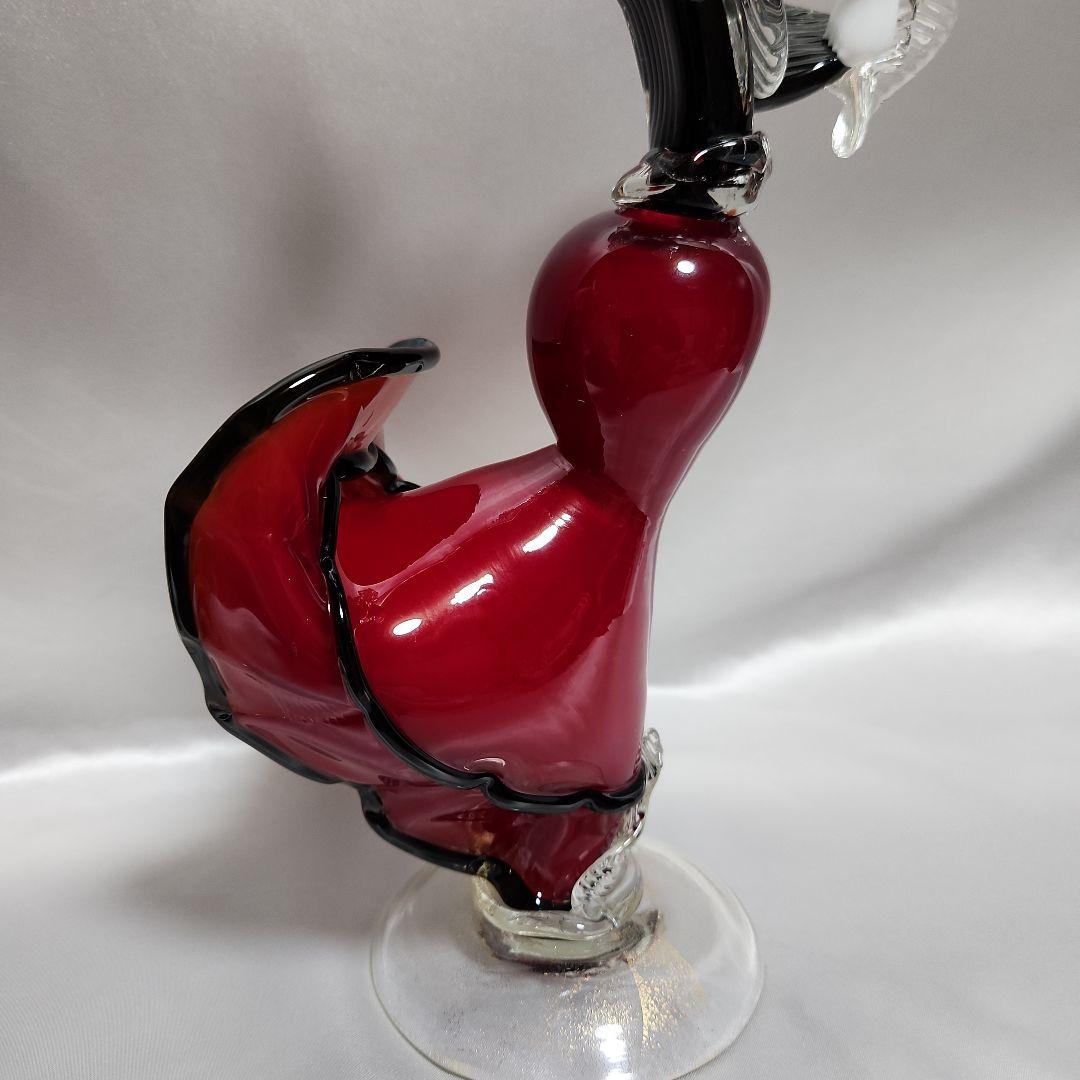 ま*ん様 ベネチアンガラス ペアドール ムラーノガラス ダンス イタリア 金彩