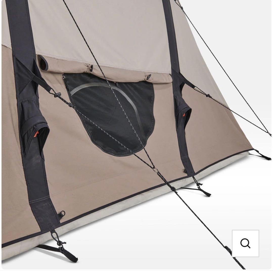 ケシュアエアテント　ドーム型　ベージュ