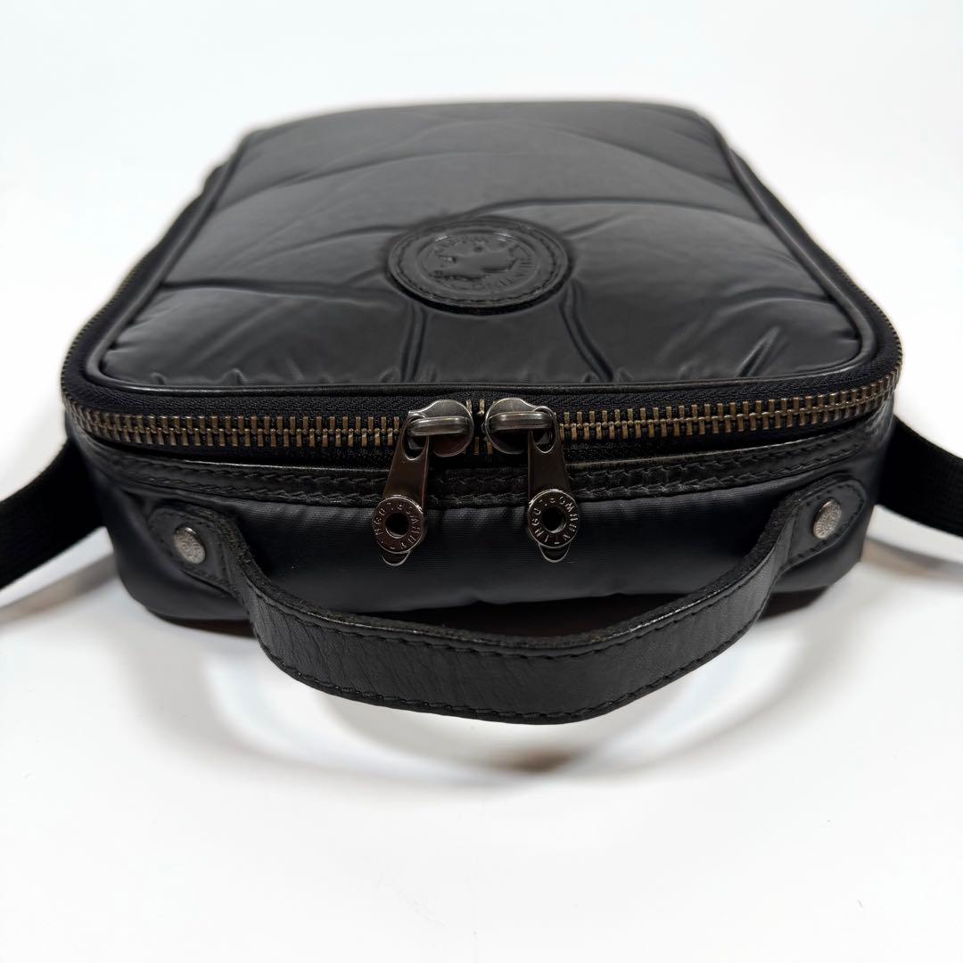 【極美品】ハンティングワールド　ショルダーバッグ　2way バチューサーパス　黒