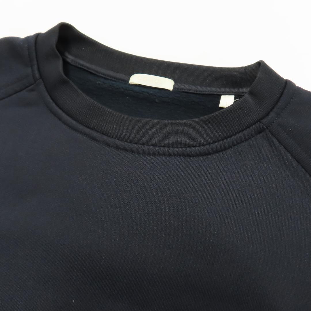 美品 COMOLI ストレッチ 裏起毛 ラグランスリーブ スウェット トレーナー