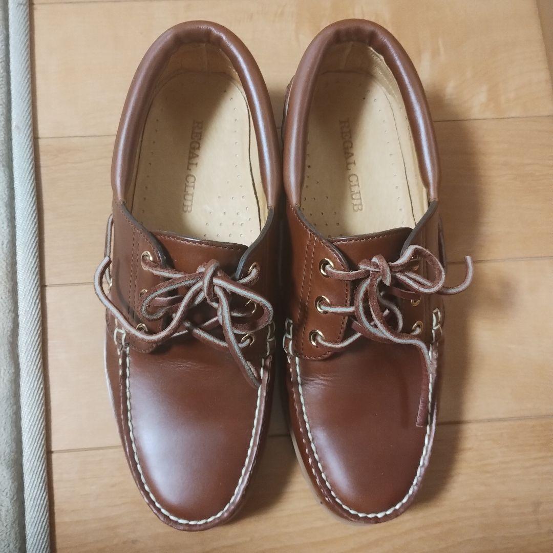 【最終値下げ】新品未使用　REGAL ブラウン デッキシューズ モカシン