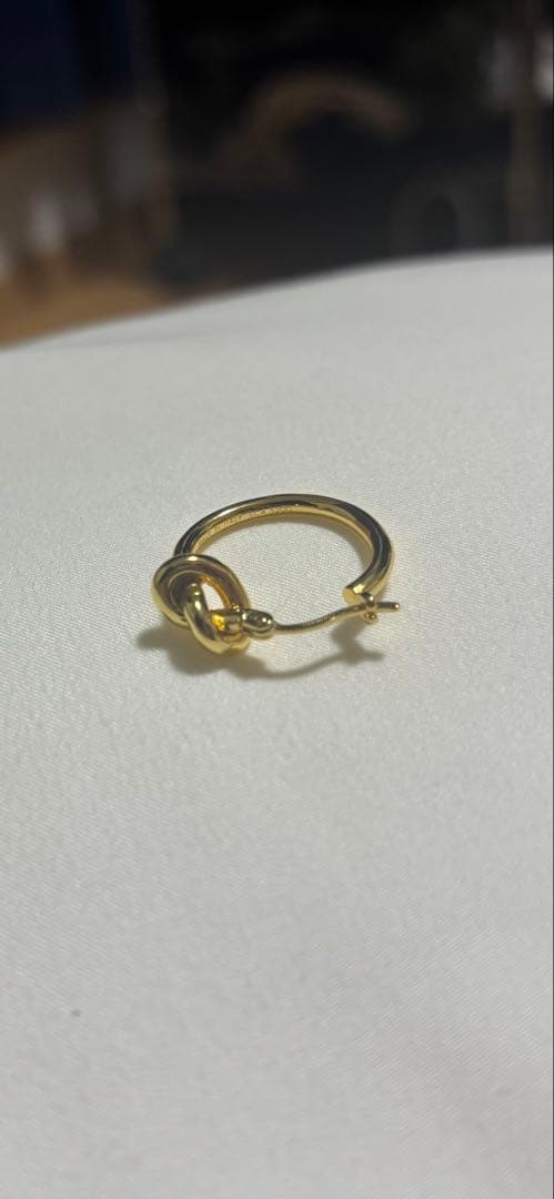 CELINE ゴールド フープピアス