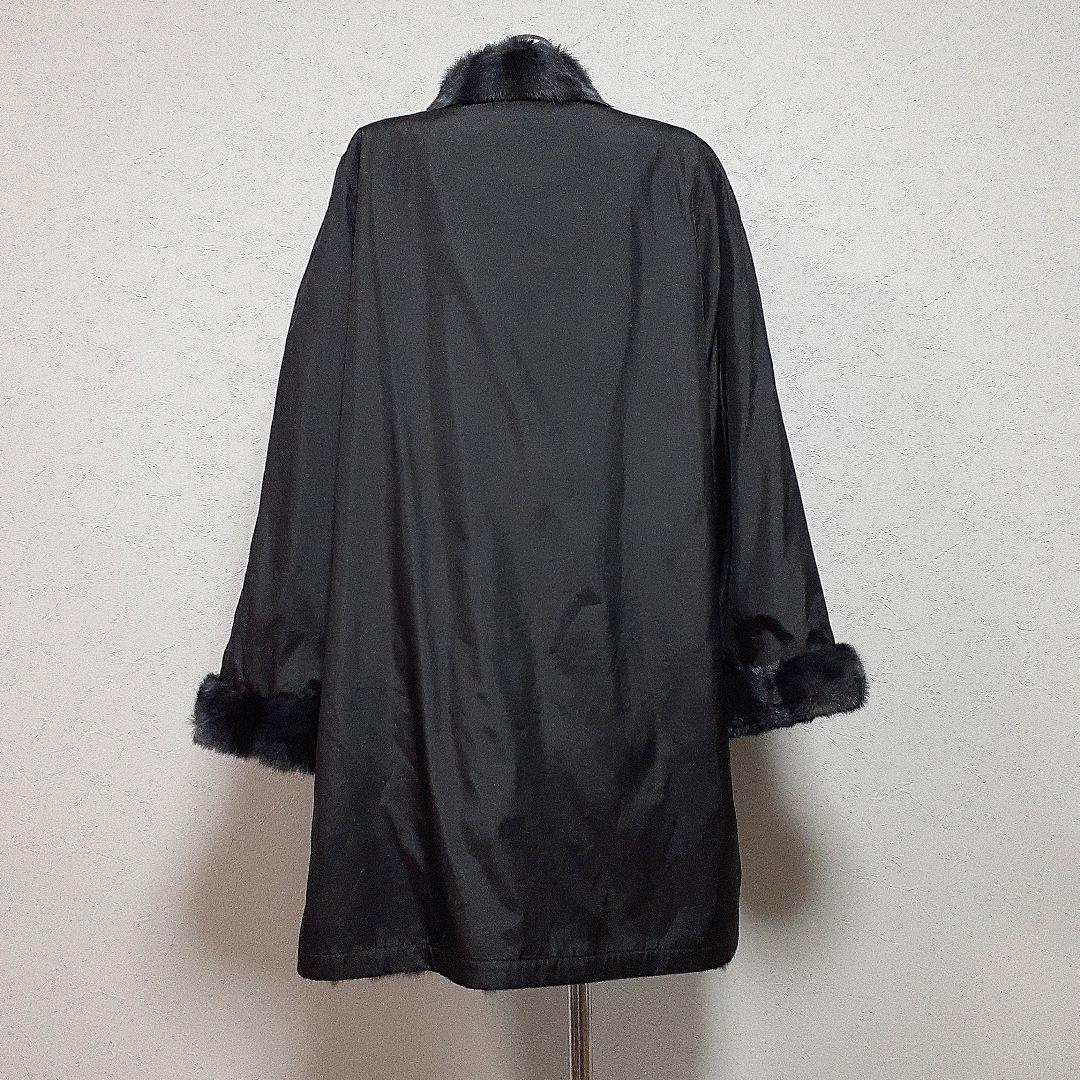 ロシアンリス×シルク リバーシブル コート