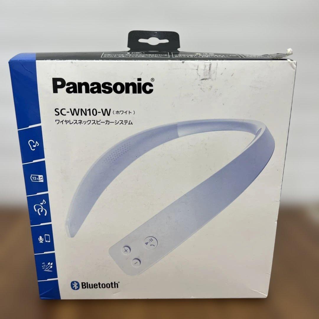 10415パナソニック ワイヤレスネックスピーカー Bluetooth ホワイト
