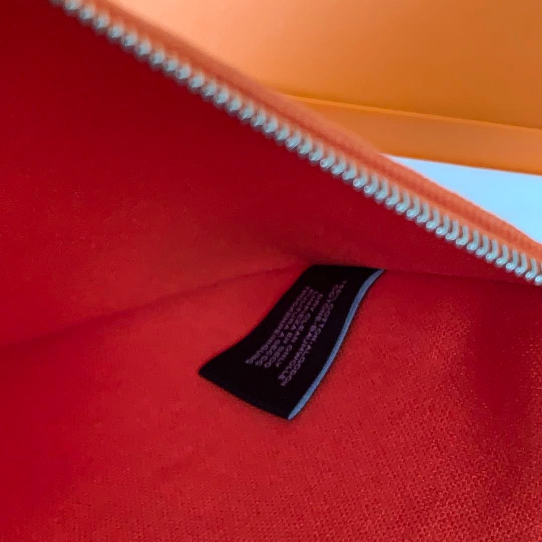 エルメス　フラットポーチ ヨッティングMM オレンジ