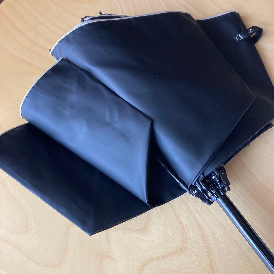 サンバリア100折りたたみ日傘２段折 コンパクト / 無地　ベージュ