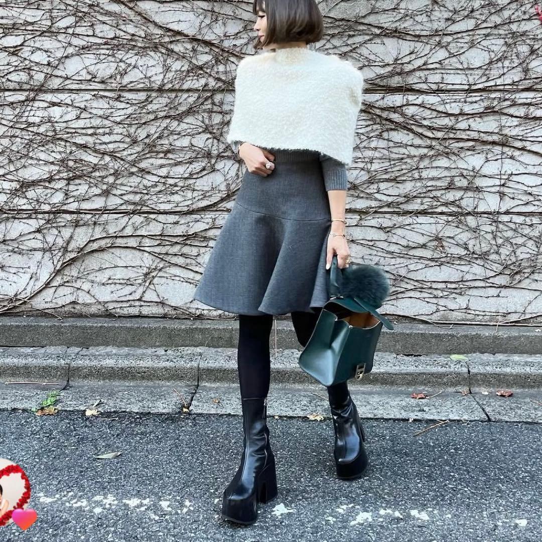 ハ*コ様 美品 JIL SANDER 22FW ウールスカート S