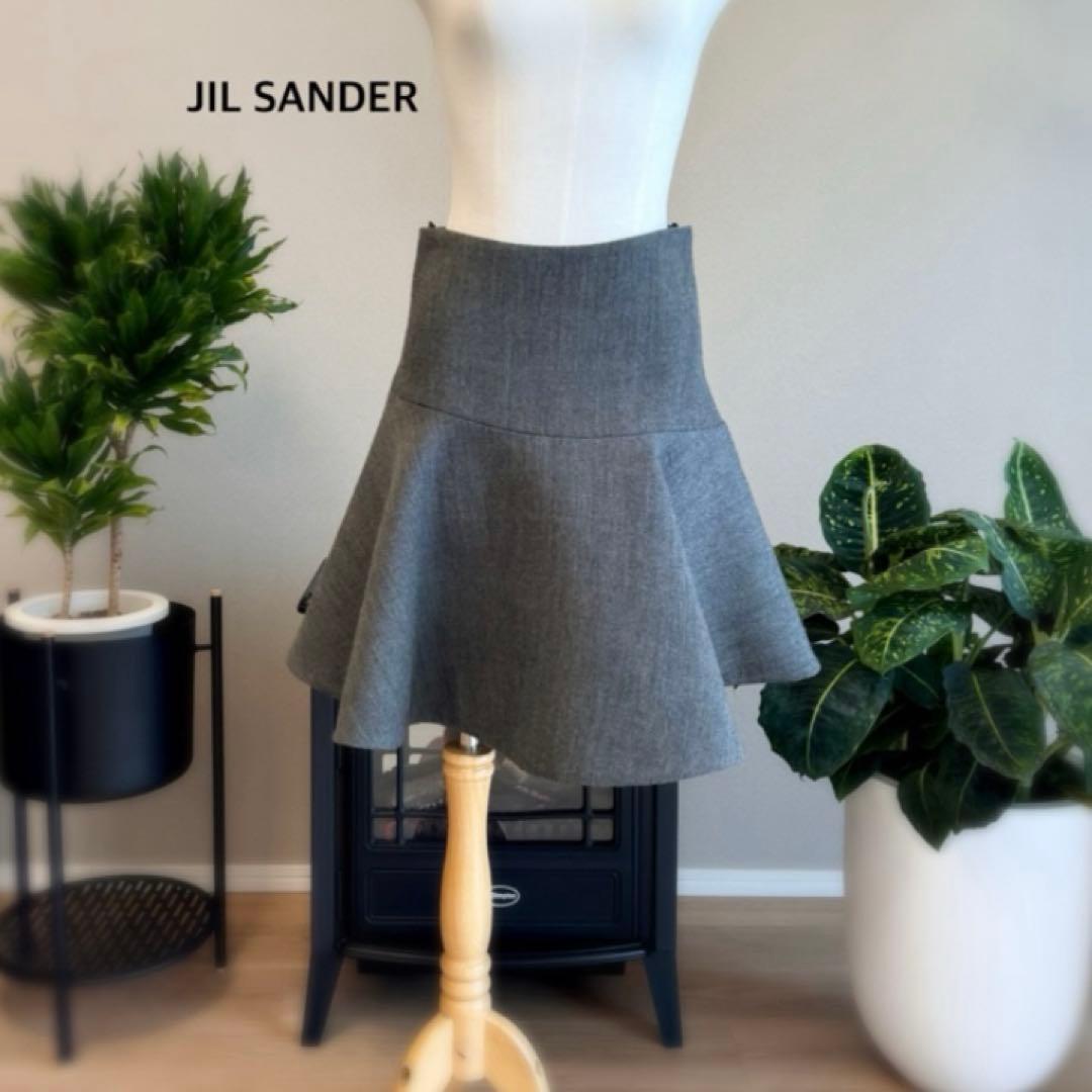 ハ*コ様 美品 JIL SANDER 22FW ウールスカート S