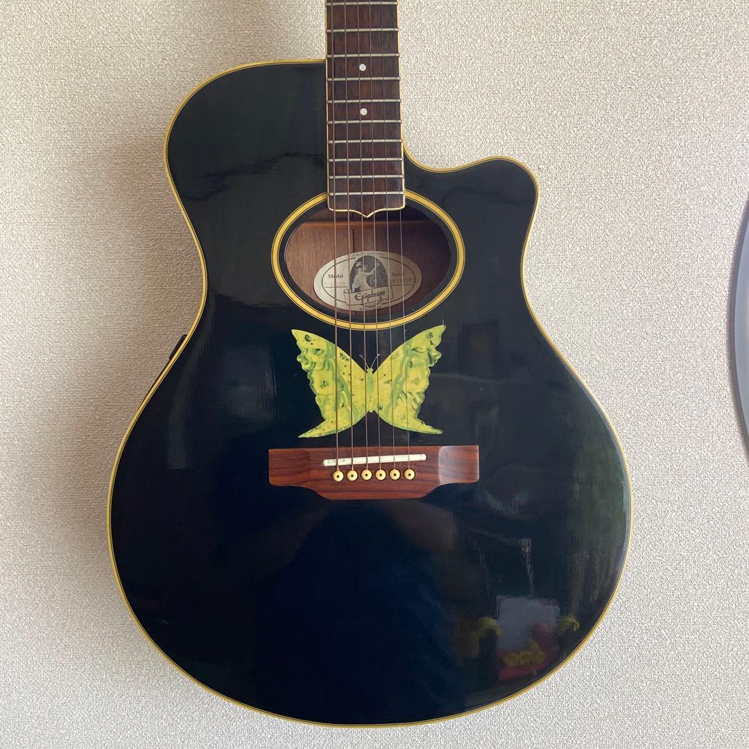 極稀少★エピフォンEO-2/B(エレアコ) Epihone EO-2/B 蝶々