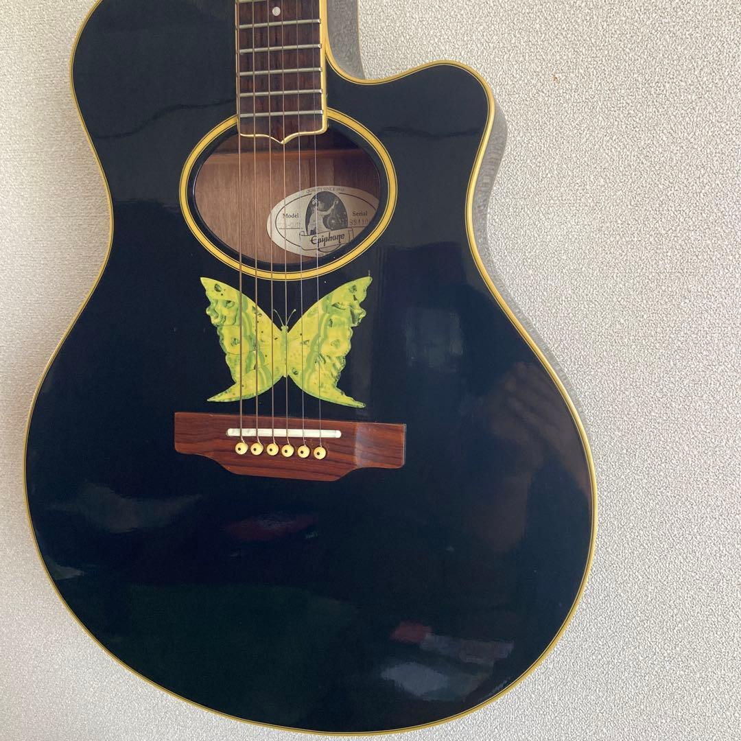 極稀少★エピフォンEO-2/B(エレアコ) Epihone EO-2/B 蝶々
