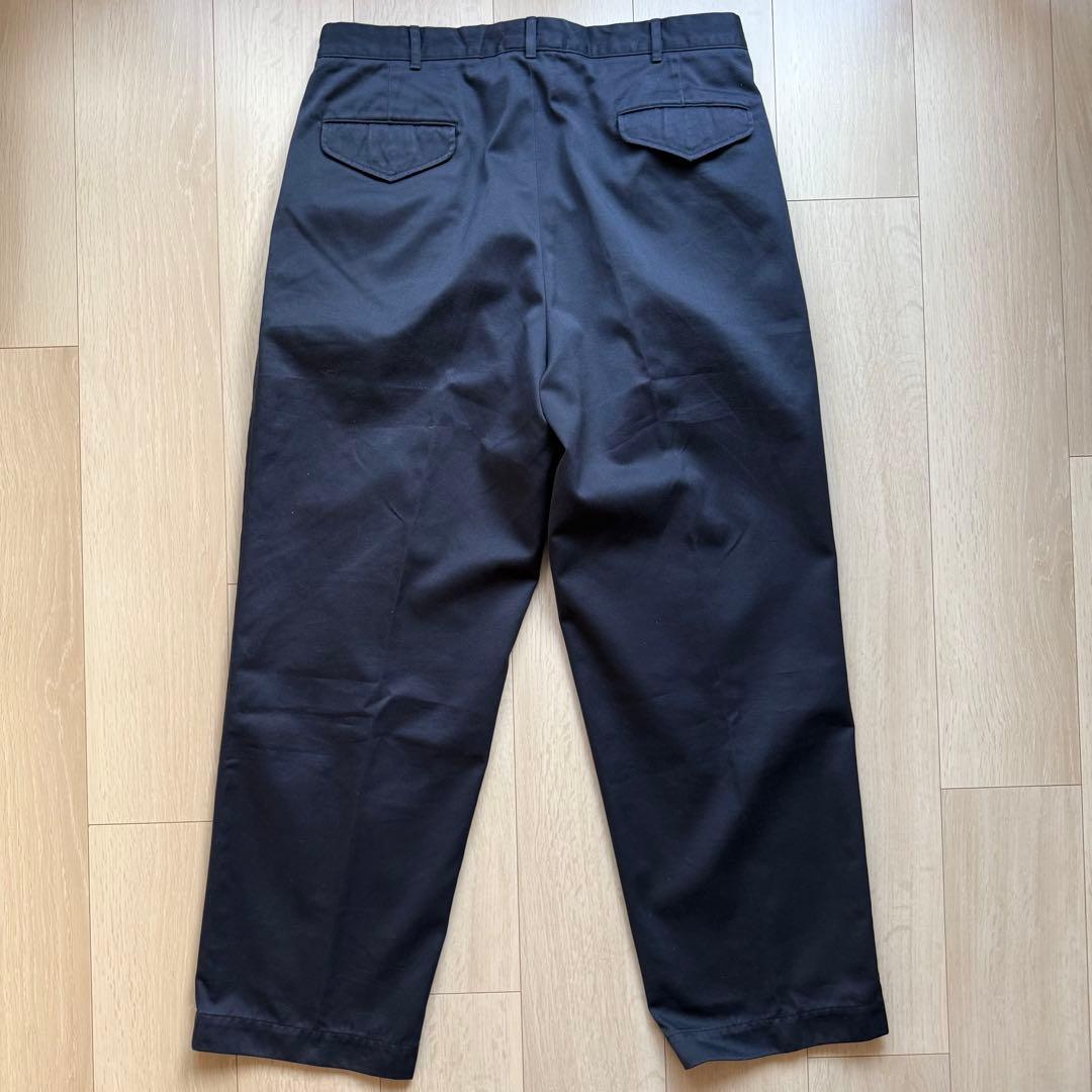 nanamica ネイビースラックス